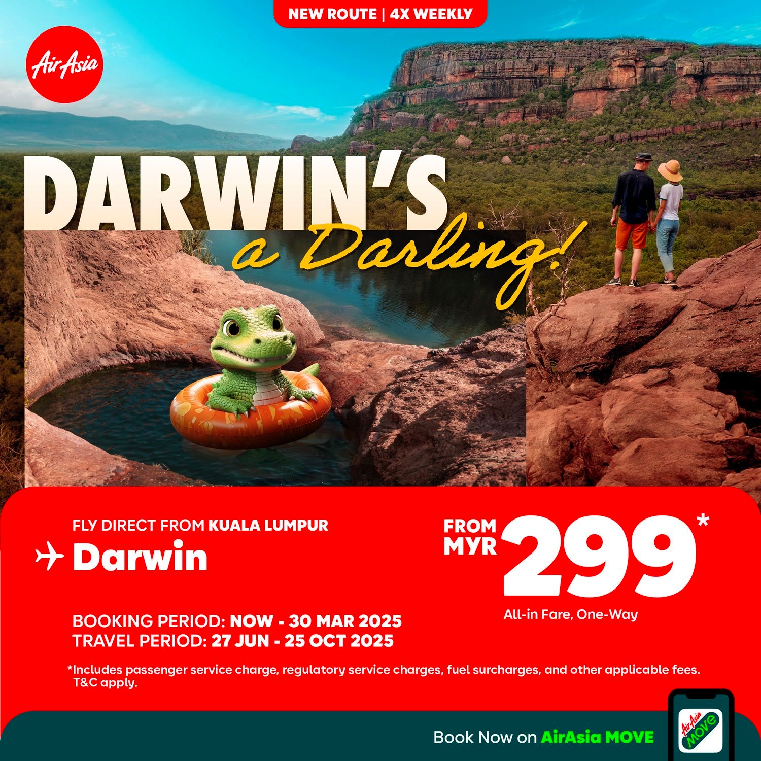 AirAsia Malaysia expands presence in Australia with new route to Darwin