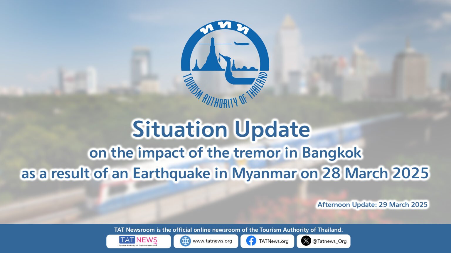 Bangkok remains operational after regional quake triggers tremors