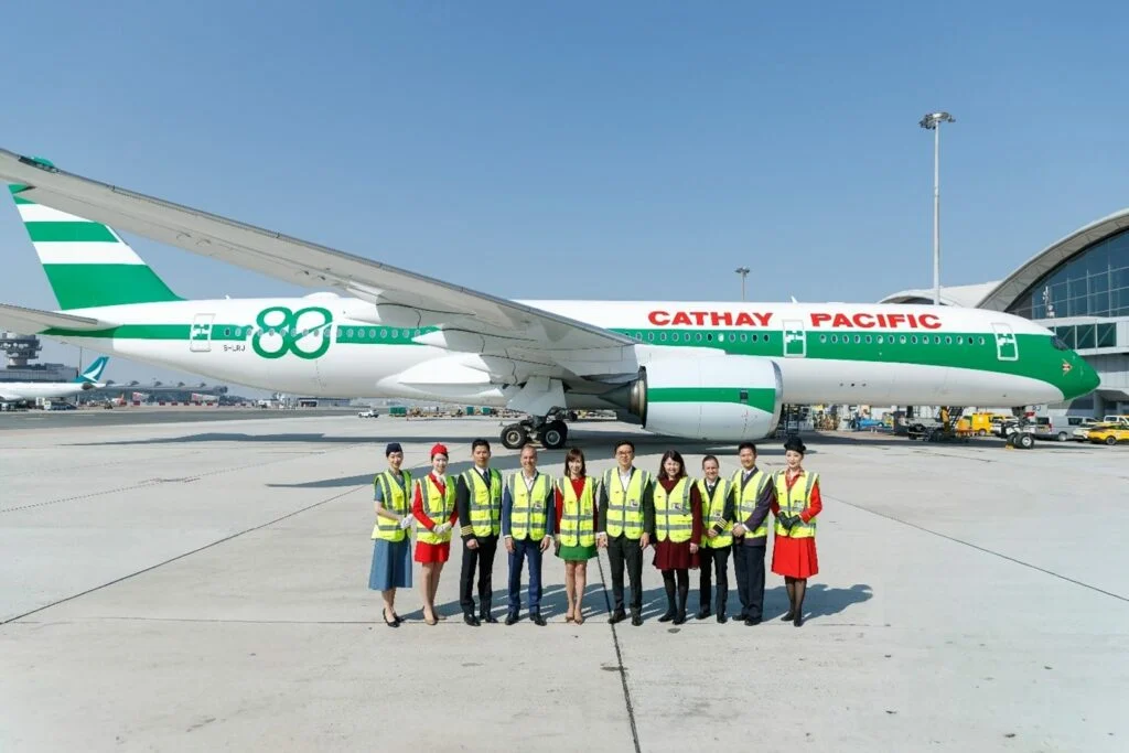 Cathay Launches ‘80 Years Together’ Celebrations with Retro Livery, Vintage Uniforms and Heritage Merch