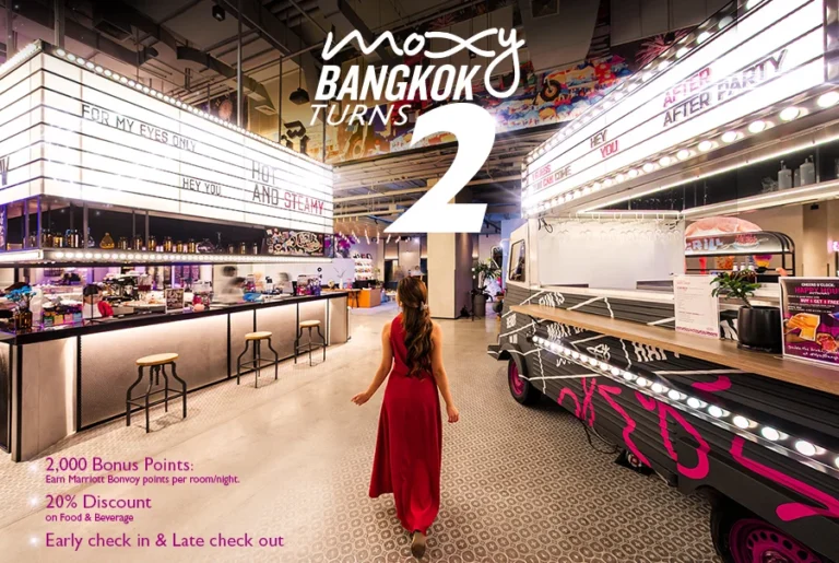 Moxy Bangkok celebrates two years with special offer